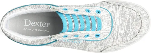 Vista 3 de Dexter Suzana 2 - Zapatos de bolos para mujer, color grisazul