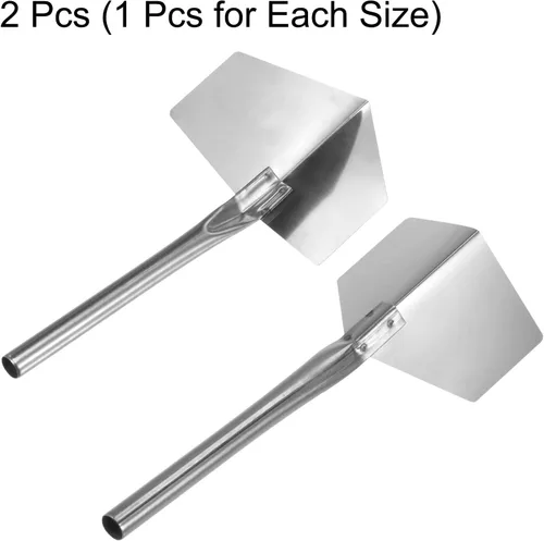 Vista 3 de uxcell Paletas interiores y esquinas de 2.7 pulgadas, cuchillo de esquina para paneles de yeso de acero inoxidable, pequeño