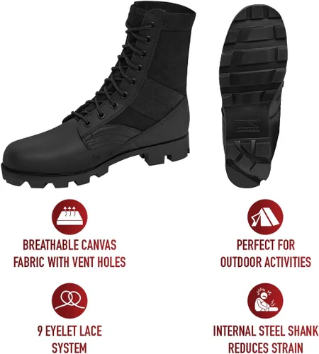 Vista 5 de Botas de la Selva Rothco - 8 Pulgadas - Bota Todoterreno Duradera con Comodidad Ligera