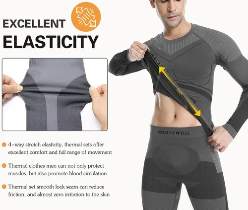 Vista 3 de MEETWEE Men's Seamless