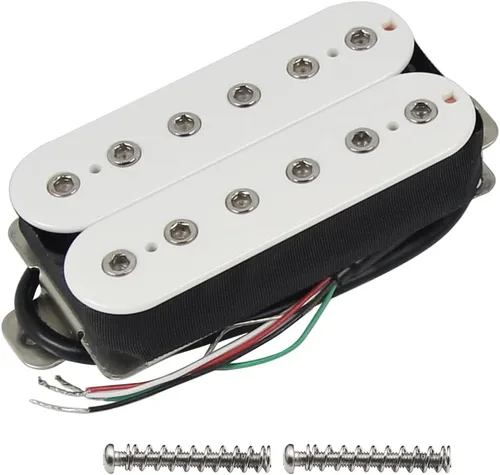 Vista 11 de FLEOR Pastillas de cuello para guitarra eléctrica Alnico 5 Humbucker de bobina doble - Negro