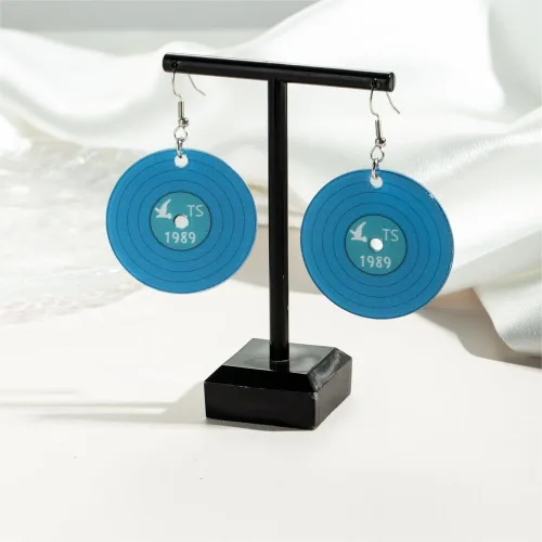 Vista 3 de Aretes acrílicos TS colgantes inspirados en álbumes, regalos de joyería para mujeres y niñas, fanáticos, trajes de disfraces, decoración de vestidos