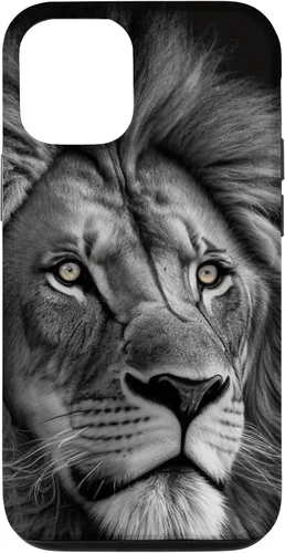 Vista 26 de Funda de retrato oscuro con cara de león para iPhone 16