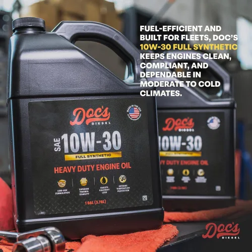 Vista 4 de Doc's Diesel Kit de cambio de aceite sintético completo 10W-30 D6128+DOCS10W30-3 Compatible con Ford 6.7L Powerstroke 2011-2025