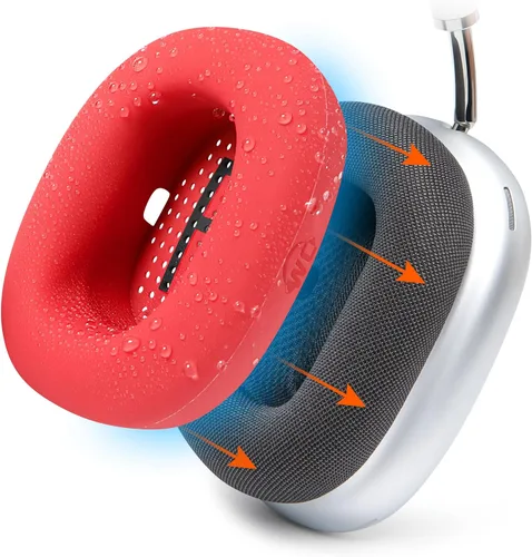 Vista 10 de WC SweatZ Max - Fundas protectoras patentadas para almohadillas de Airpods Max fabricadas por Wicked Cushions Resistente al sudor y fácilmente