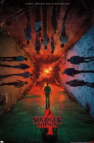 Vista 11 de Trends International Netflix Stranger Things: Temporada 4 - Póster de presentación con el grupo, para pared, de una hoja, 14.725 x 22.375 pulgadas