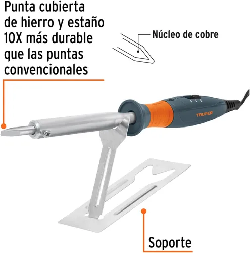 Vista 2 de TRUPER CAU-100D - Soldador de doble temperatura