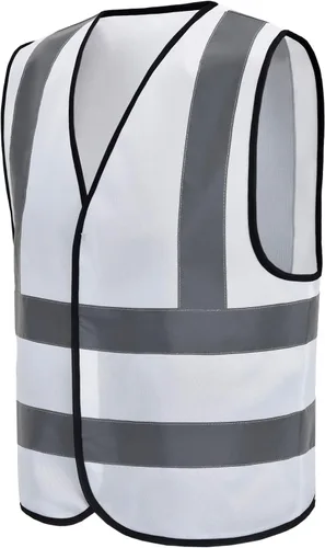 Vista 31 de AYKRM chaleco de alta visibilidad de 12 colores con alta visibilidad reflectante para trabajo de construcción y seguridad (XS-8XL)