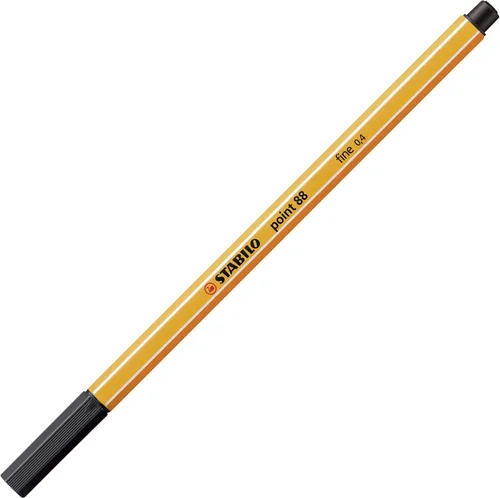 Vista 2 de STABILO Fineliner point 88 - Pack of 3 - Black