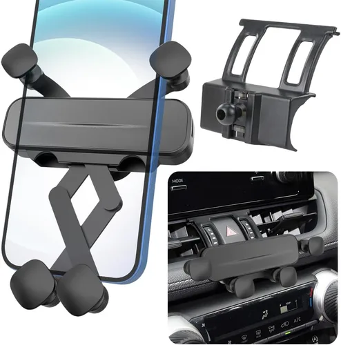 Vista 7 de Soporte para teléfono de coche para 2013 2014 2015 2016 2017 2018 Toyota RAV4 Accesorios de automóvil Decoración interior Soporte para teléfono Para