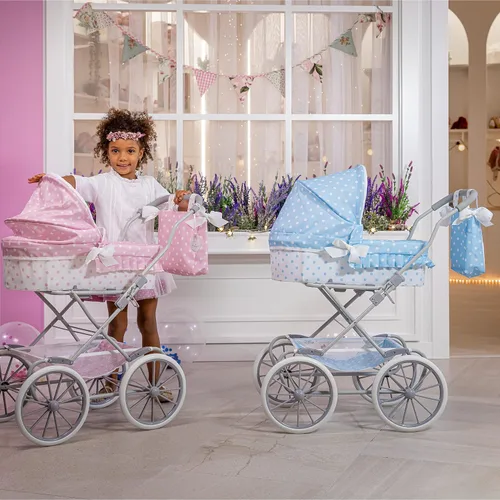 Vista 5 de JC Toys Berenguer Boutique Cochecito real en azul Edades 3+