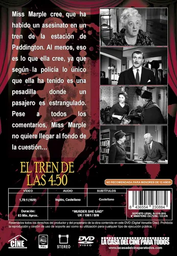 Vista 2 de Murder She Said El Tren de las 450 - George Pollock - All Regions