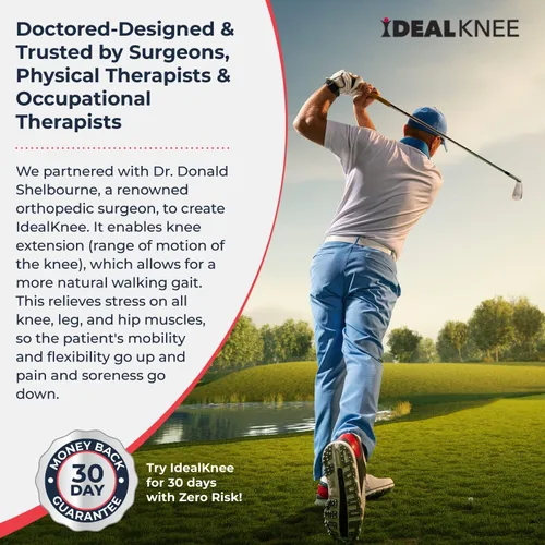Vista 8 de IdealKnee - Dispositivo Avanzado de Extensión y Alivio del Dolor de Rodilla - Aprobado por Terapeutas Físicos y Cirujanos - Ideal