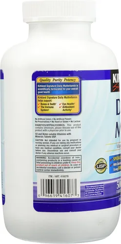 Vista 2 de Kirkland Signature Daily Multi, 500 tabletas (paquete de 2)