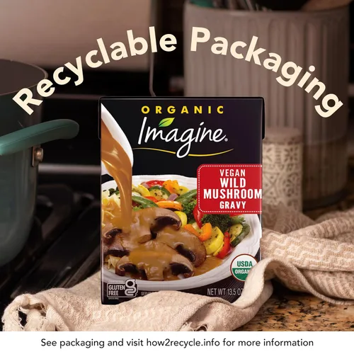 Vista 5 de Imagine - Salsa orgánica vegana de hongos silvestres 13.5 onzas