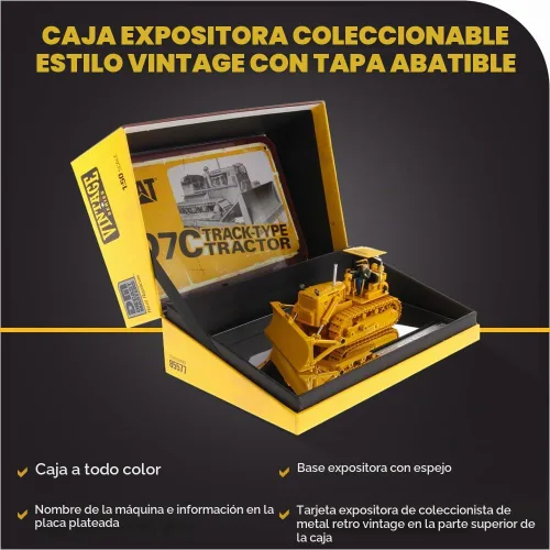 Vista 6 de Diecast Masters 85577 Modelo Cat D7C Tractor a escala 1:50