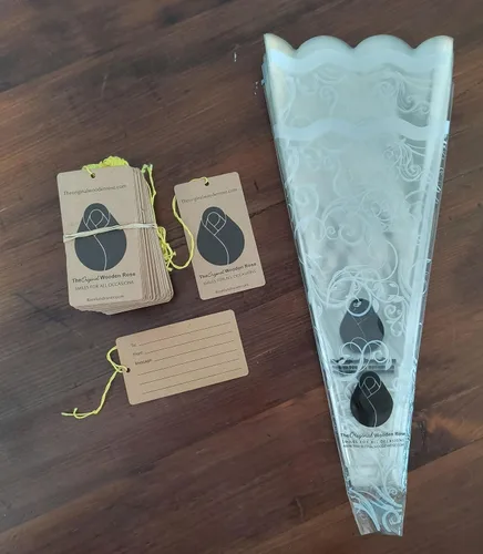 Vista 3 de Kit de recaudación de fondos de madera con rosas