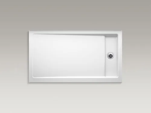 Vista 2 de Kohler K-9178-0 9178-0 RECEPTOR W/RH CTR DRN, 60X34, 4.50 x 34.00 x 60.00 pulgadas, blanco