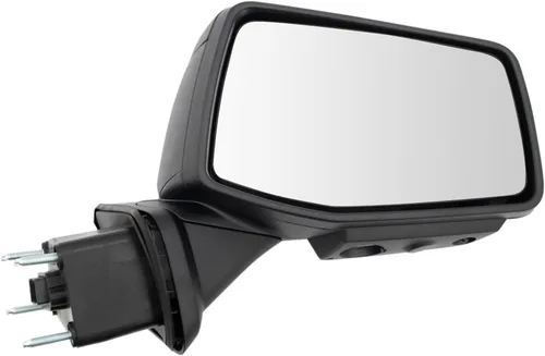 Vista 78 de TRQ Cubierta cromada del espejo manual del lado del pasajero, acabado liso para Volvo VNL 2004-2014
