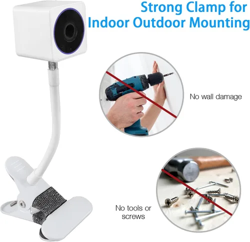 Vista 3 de Soporte de cámara para Wyze Cam OG/V3/V3 Pro/Pan V3/Wyze Battery Cam Pro y más (paquete de 2)