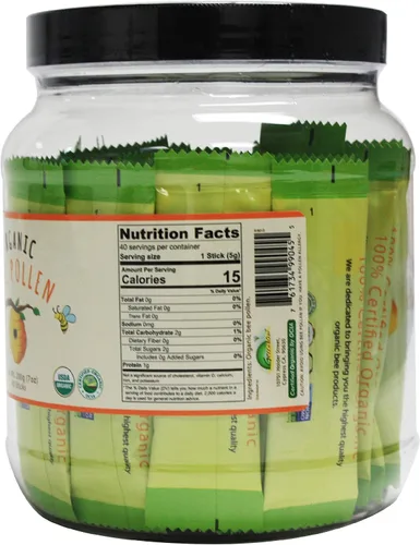 Vista 2 de GREENBOW Polen orgánico de abeja – Polen de abeja 100% orgánico certificado por USDA, puro y natural, superalimento lleno de proteínas, vitaminas
