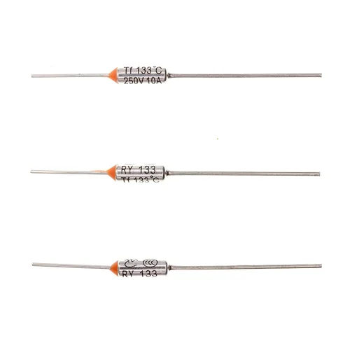 Vista 26 de Fusible térmico de temperatura metálica RY65 149.0 °F 149 ℉ 10A 250V 10 piezas