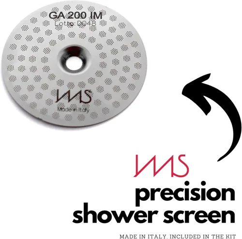 Vista 7 de Kit para Gaggia. Pantalla de ducha de precisión IMS, soporte de ducha de latón, junta de silicona, tornillos