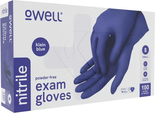 Vista 7 de OWELL® Blue Medical Exam Nitrile Gloves – Disposable Gloves for Dental & Medical Use, Powder-Free, Latex-Free, Chemo Rated