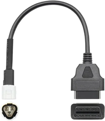 Vista 3 de for OBD2 Connector Motorcycle Motobike for for Moto for for Ducati OBD 2 Extension Cable(for Del phi 6pin)