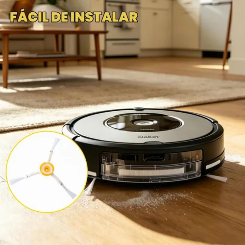 Vista 3 de INF Cepillo lateral de repuesto compatible con iRobot Roomba 500/600/700