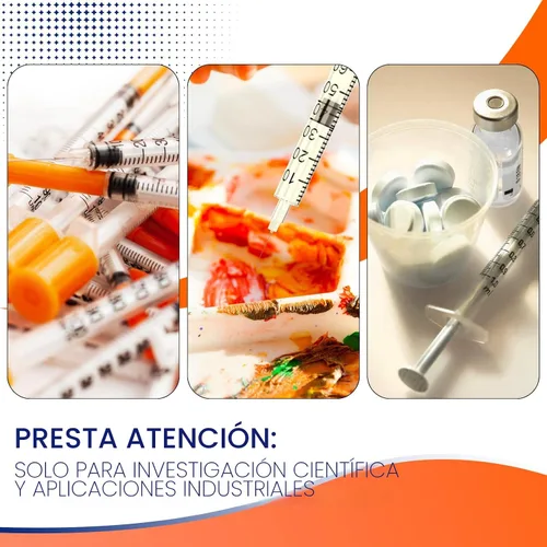 Vista 5 de Jeringa de 1ml/cc con aguja, calibre 30 de 1/2 pulgada, suministros desechables de dispensación de laboratorio envueltos individualmente, paquete
