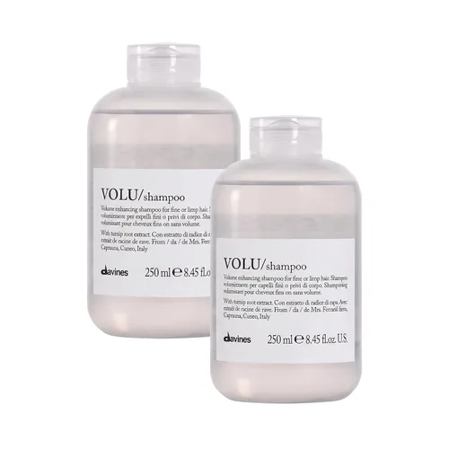 Vista 12 de Davines VOLU/Shampoo, Volumizing Cleanser for Fine or Limp Hair - Gentle Root Lifting Formula for Lasting Body & Lightness - Turnip Root Extract