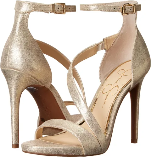 Vista 7 de Jessica Simpson Rayli - Sandalias de tacón con correa al tobillo para mujer