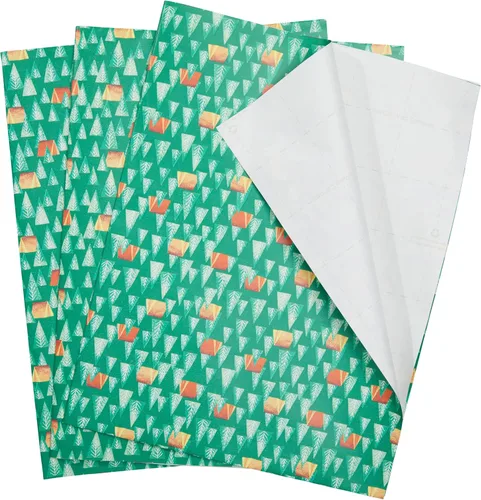 Vista 25 de The Gift Wrap Company 58-189227 Juego de hojas de papel para envolver regalos con diseño de animales de fiesta, 30 x 23 pulgadas, multicolor, 3