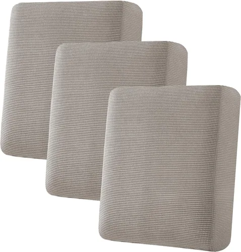 Vista 579 de H.VERSAILTEX Fundas de Cojín de Asiento Individuales Super Elásticas Fundas de Sofá Fundas de Cojín de Sofá Fundas Deslizables Juegos Tela de Sarga