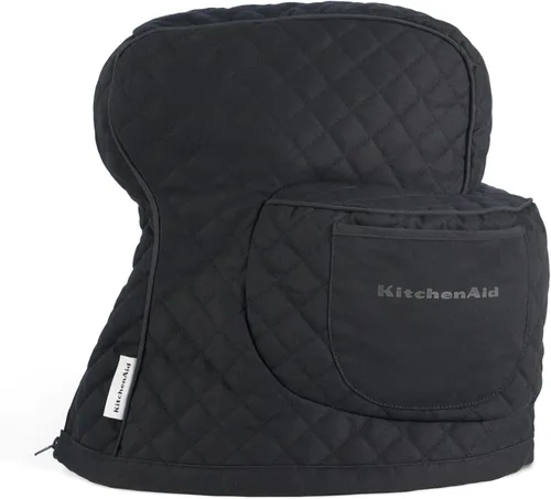 Vista 12 de KITCHENAID Funda ajustable para batidora de pie inclinable con bolsillo de almacenamiento, acolchada 100% algodón, 14.4 x 18 x 10 pulgadas