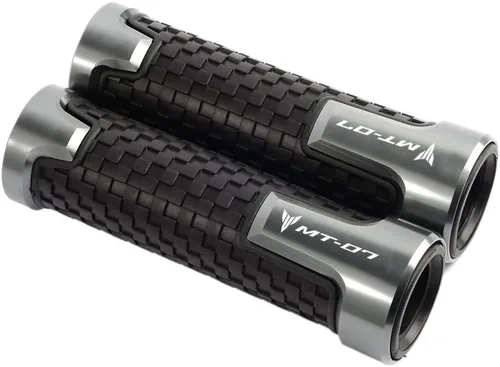 Vista 4 de F para Yamaha MT07 FZ07 Mt07 Fz-07 2017 2018 2019 2020 2021 2022 manillar de goma para motocicleta Agarraderas Y (color negro)