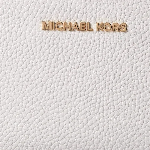 Vista 3 de Michael Kors Pebbled cuero Smartphone Wallet Wristlet - blanco óptico