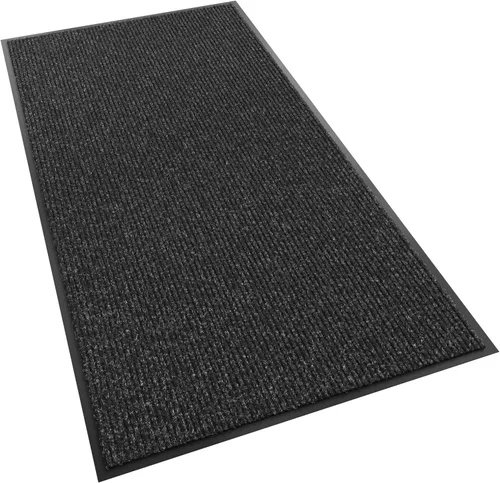 Vista 48 de Tapete para puerta delantera, 48 x 24 pulgadas, resistente para interiores y exteriores, tapete de bienvenida antideslizante para entrada, parte