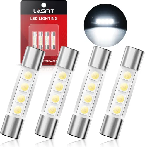 Vista 9 de LASFIT 194 Bombilla LED 6000K Blanca, T10 168 2825 W5W Bombillas LED de Repuesto, Para Luz de Domo/Mapa, Luz de Puerta, Luz de Cortesía, Luz