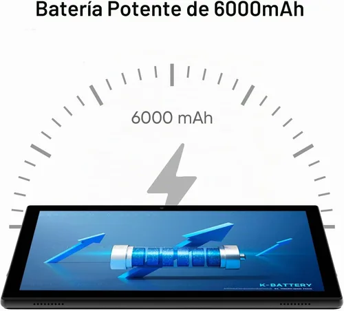Vista 7 de Tableta Android, tabletas de 10 pulgadas con funda, 6 GB de RAM+64 GB de ROM/1 TB Tableta expandible, procesador de cuatro núcleos de 1.8 GHz