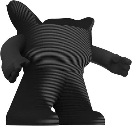 Vista 7 de Splin Soporte de mesa compatible con Amazon Alexa Smart Speaker Echo Dot (4ª y 5ª generación) y Apple HomePod Mini, Mr. Bill (negro)