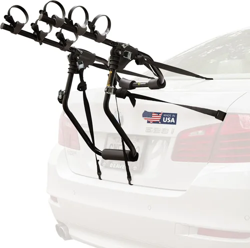 Vista 9 de Saris Guardian - Portabicicletas para maletero – Portabicicletas sin enganche para coche, sedán, hatchback, SUV, camioneta, montaje plegable