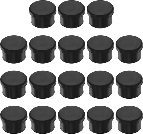 Vista 245 de MECCANIXITY - Tapones de silicona en forma de T (26mm, 1 pulgada de diámetro), color negro