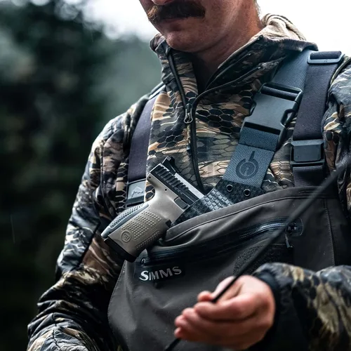 Vista 7 de Kenai - Funda de pecho para Glock, color negro