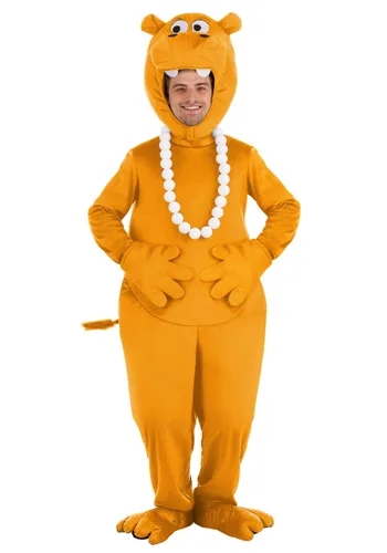 Vista 10 de Disfraz Naranja de Hungry Hungry Hippos para Adultos Multicolor
