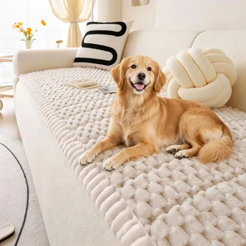 Vista 17 de OTOB Funda de sofá para perros, lavable, antideslizante, divertida funda para sofá para mascotas, protector de muebles suave y acogedor, apto