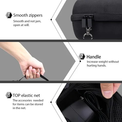 Vista 4 de co2CREA Funda rígida de repuesto para micrófono USB Logitech Creators Blue Yeti/Yeti X/Yeti Pro