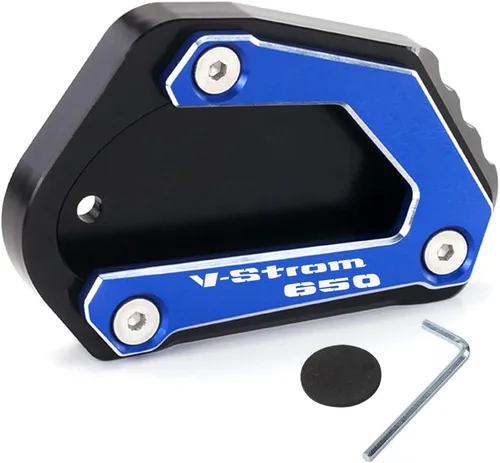 Vista 11 de Placa de soporte de extensión lateral de motocicleta compatible con SUZUKI Vstrom 650 650XT 2004-2023 Vstrom Soporte de almohadilla de pie DL650
