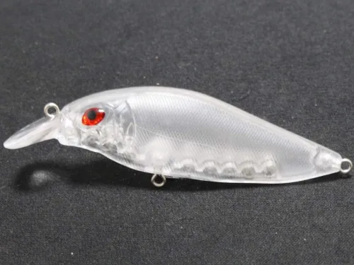 Vista 35 de 10 Señuelo en Blanco sin Pintar Minnow Crankbait de Agua Superior sin Labios Jerkbait Señuelos de Pesca